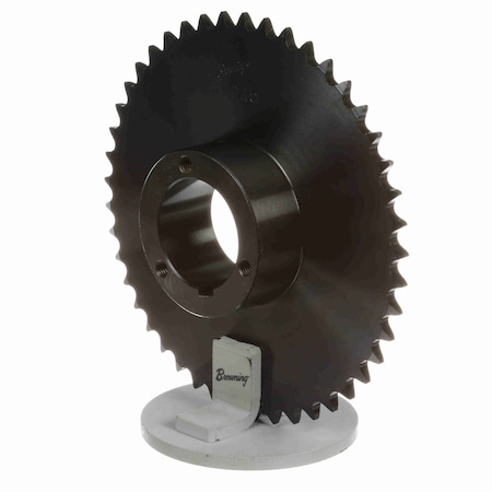 Browning Steel Bushed Bore Roller Chain Sprocket, 41P45 41P45